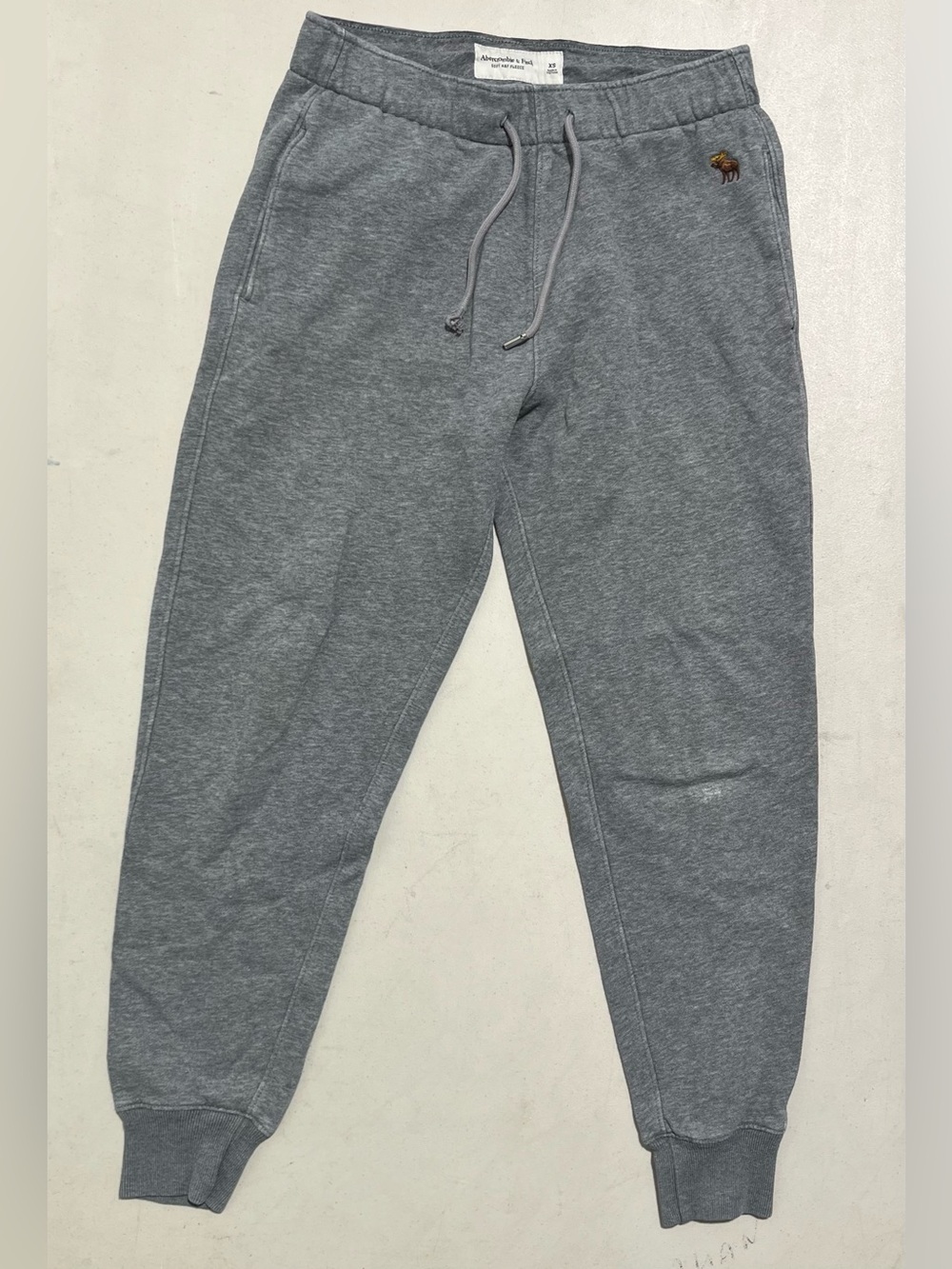 Abercrombie & Fitch Heather Gray Jogger Sweatpants